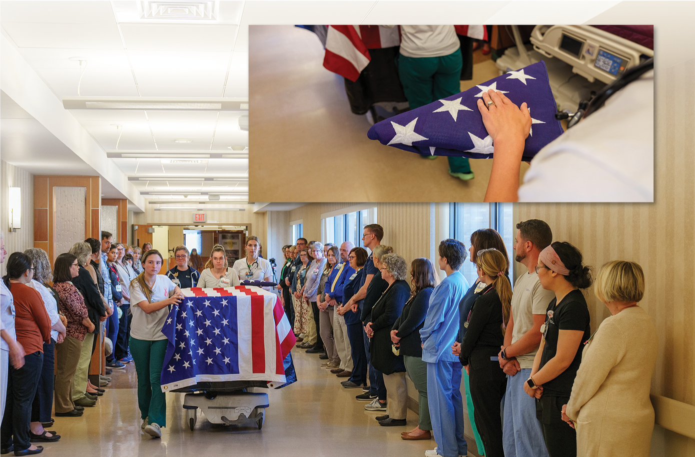 Veterans honor walk at Penn Medicine Lancaster General Health